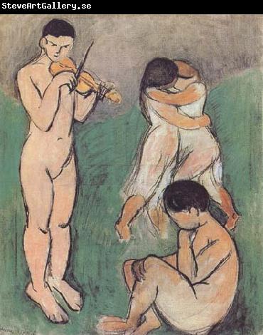 Henri Matisse The Music (Sketch) (mk35)